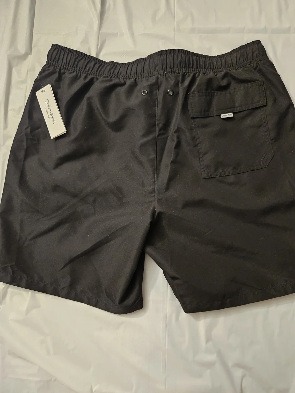 Calvin Klein Black Logo Swim Shorts